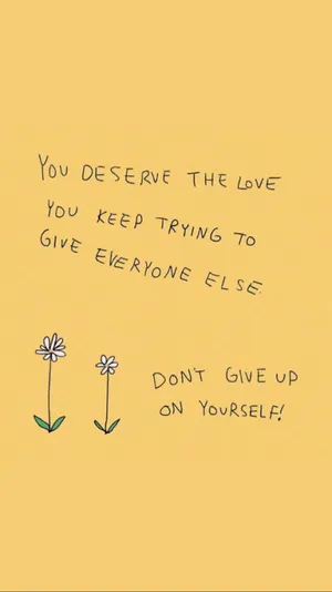 Flower Art Aesthetic Tumblr Quotes Wallpaper