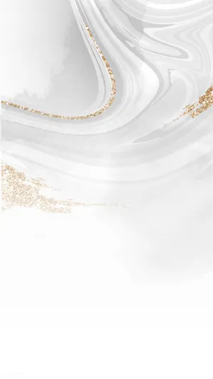 Flowing White And Gold Background Wallpaper