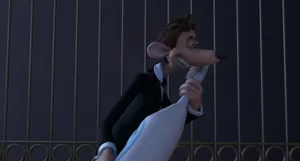 Flushed Away Roddy Brushing His Teeth Wallpaper