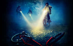 Fly Away On Your Very Own Stranger Things Bike Wallpaper