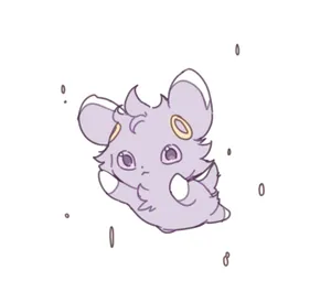 Flying Espurr Wallpaper