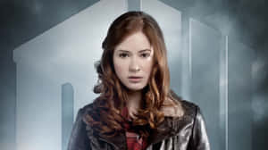 Fog Behind Karen Gillan Wallpaper