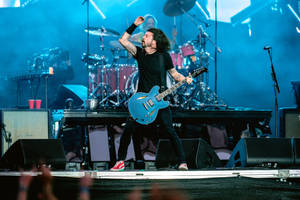 Foo Fighters Perform Live At Lollapalooza Wallpaper