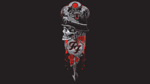 Foo Fighters Skulland Roses Artwork Wallpaper