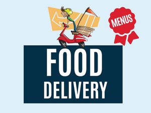Food Delivery Courier Service Wallpaper