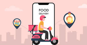 Food Delivery Mobile Application Wallpaper