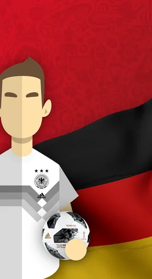 Football Player Vector Germany National Football Team Wallpaper