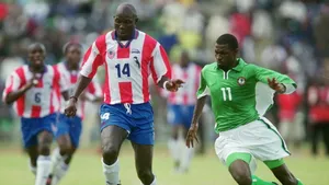 Footballer George Weah And Victor Moses Wallpaper