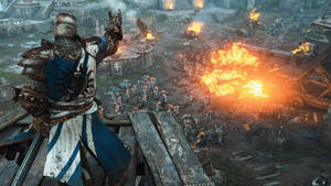 For Honor Game Burning Battlefield Wallpaper