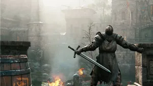 For Honor Game Knight Spreading Arms Wallpaper