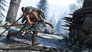 For Honor Game Raider Tackling Warden Wallpaper