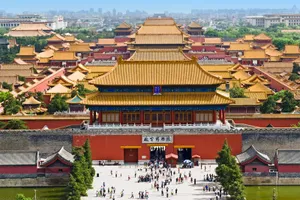Forbidden_ City_ Aerial_ View_ Beijing Wallpaper