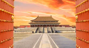 Forbidden City Sunset Beijing Wallpaper