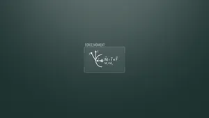 Force Moment Physics Equation Wallpaper