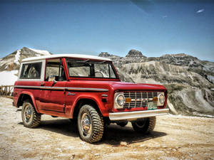 Ford Bronco Vintage Photograph Wallpaper