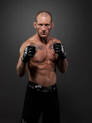 Formal Fighter Photograph Gray Maynard Wallpaper