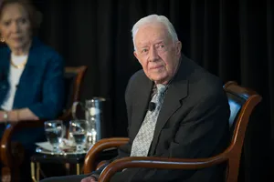 Former U.s. President Jimmy Carter At A Formal Event Wallpaper