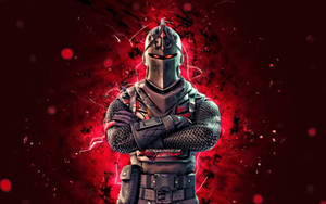 Fortnite Black Knight Black And Red Gaming Wallpaper