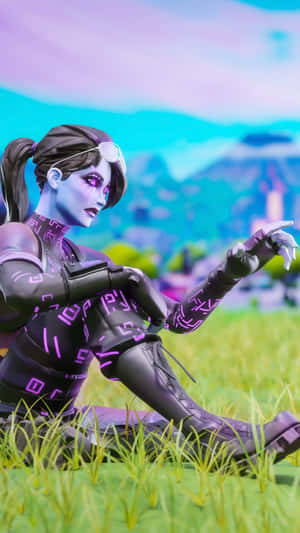 Fortnite Dark Bomber Character Pose Wallpaper