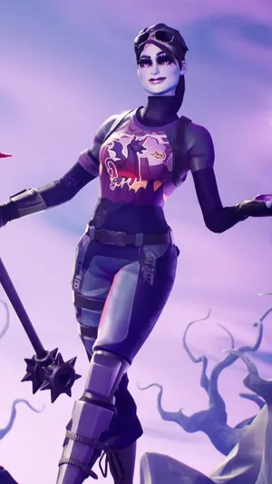 Fortnite Dark Bomber Character Pose Wallpaper