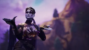 Fortnite Dark Bomber Outfit Pose Wallpaper