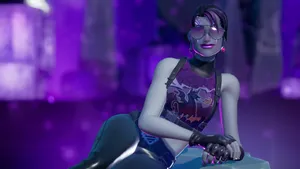 Fortnite Dark Bomber Relaxed Pose Wallpaper