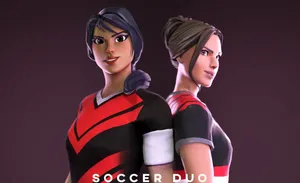 Fortnite Soccer Skin Desktop Display Wallpaper