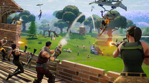 Fortnite Thumbnail During Battle Wallpaper