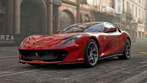 Forza Motorsport 7 Red Ferrari 812 Superfast Wallpaper
