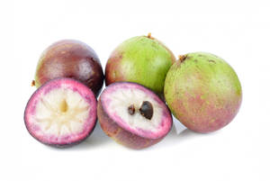 Four Ripe Purple Star Apple Wallpaper