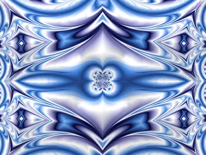 Fractal Ice Crystal Wallpaper