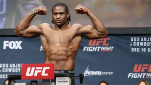 Francis Ngannou Flexing Wallpaper