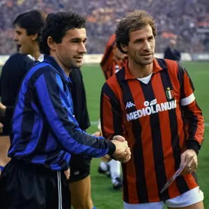 Franco Baresi And Cousin Giuseppe Baresi Wallpaper