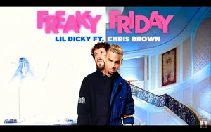 Freaky Friday Lil Dicky Chris Brown Poster Wallpaper