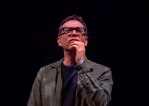 Fred Armisen Takes A Break In The Middle Of A Production. Wallpaper