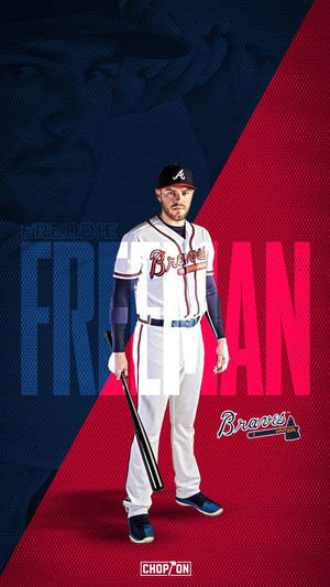 Freddie Freeman Braves Poster Wallpaper