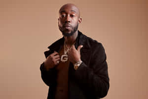 Freddie Gibbs Stylish Pose Wallpaper