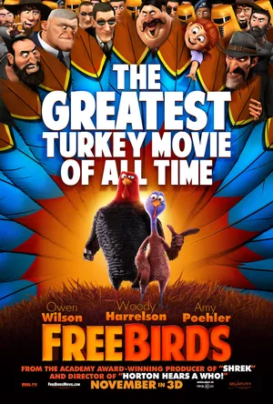 Free Birds Movie Fun Promotional Poster Wallpaper