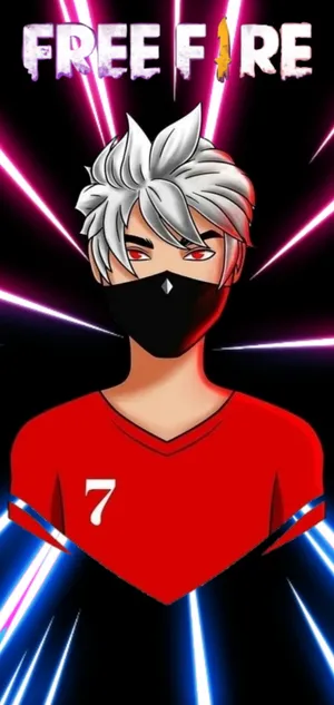 Free Fire 2021 Maxim In Red Wallpaper