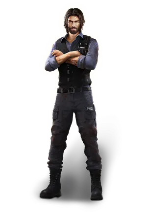 Free Fire Andrew Png Wallpaper