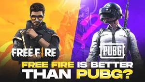 Free Fire V S P U B G Comparison Wallpaper