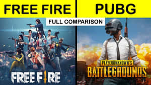 Free Firevs P U B G Comparison Wallpaper