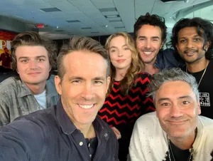 Free Guy Cast Groupie Wallpaper