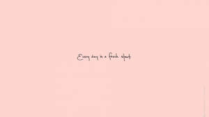 Fresh Start Peach Color Aesthetic Wallpaper