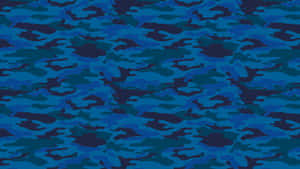 Freshly Printed Blue Bape Camo T-shirt Wallpaper