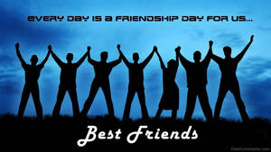 Friendship Day Best Friend Quotes Wallpaper