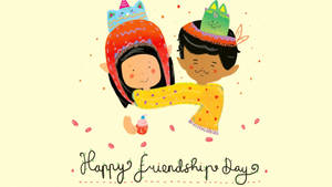 Friendship Day Dancing Friends Wallpaper