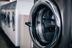 Front Loading Washing Machine Wallpaper