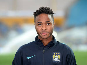 Frontal Shot Of Raheem Sterling Wallpaper