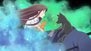 Fruits Basket Animal Characters And Tohru Wallpaper